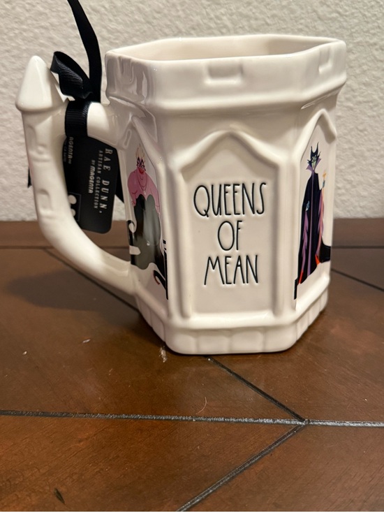 Rae Dunn Other - Rae Dunn x Disney White 'Queens of Mean' Ceramic Mug with Colorful Villain Art